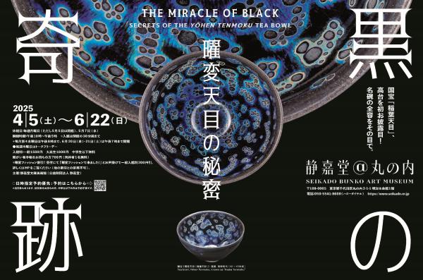 静嘉堂文庫美術館【黒の奇跡・曜変天目の秘密】入館券＋ポストカード２枚付