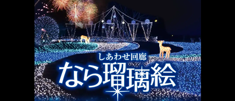 しあわせ回廊 なら瑠璃絵＜庭園イルミネーション入場券＞