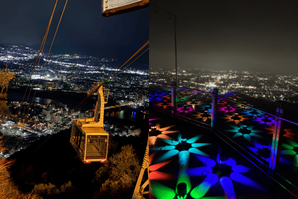 【EX会員価格】夜の山頂、岐阜城へ！ぎふ金華山ロープウェー　往復乗車券