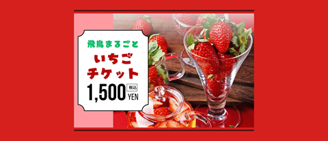 【限定300枚】飛鳥まるごと『いちごケット』＜最大1,700円もお得に！＞