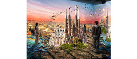 『ガウディ没後100年公式事業 NAKED meets ガウディ展（大阪会場）』入場チケット＜EX会員価格＞