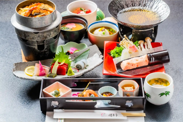 時わすれ開華亭【虹会席】日帰り入浴×鰻の釜飯プラン