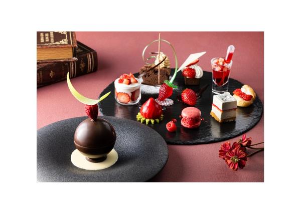 ストロベリースイーツプレート@トップ オブ ヨコハマ バーラウンジ