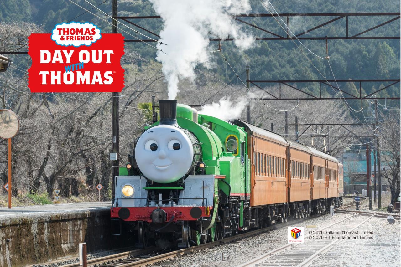 きかんしゃトーマス号・パーシー号に乗って、お出かけ！！（大井川鐵道）